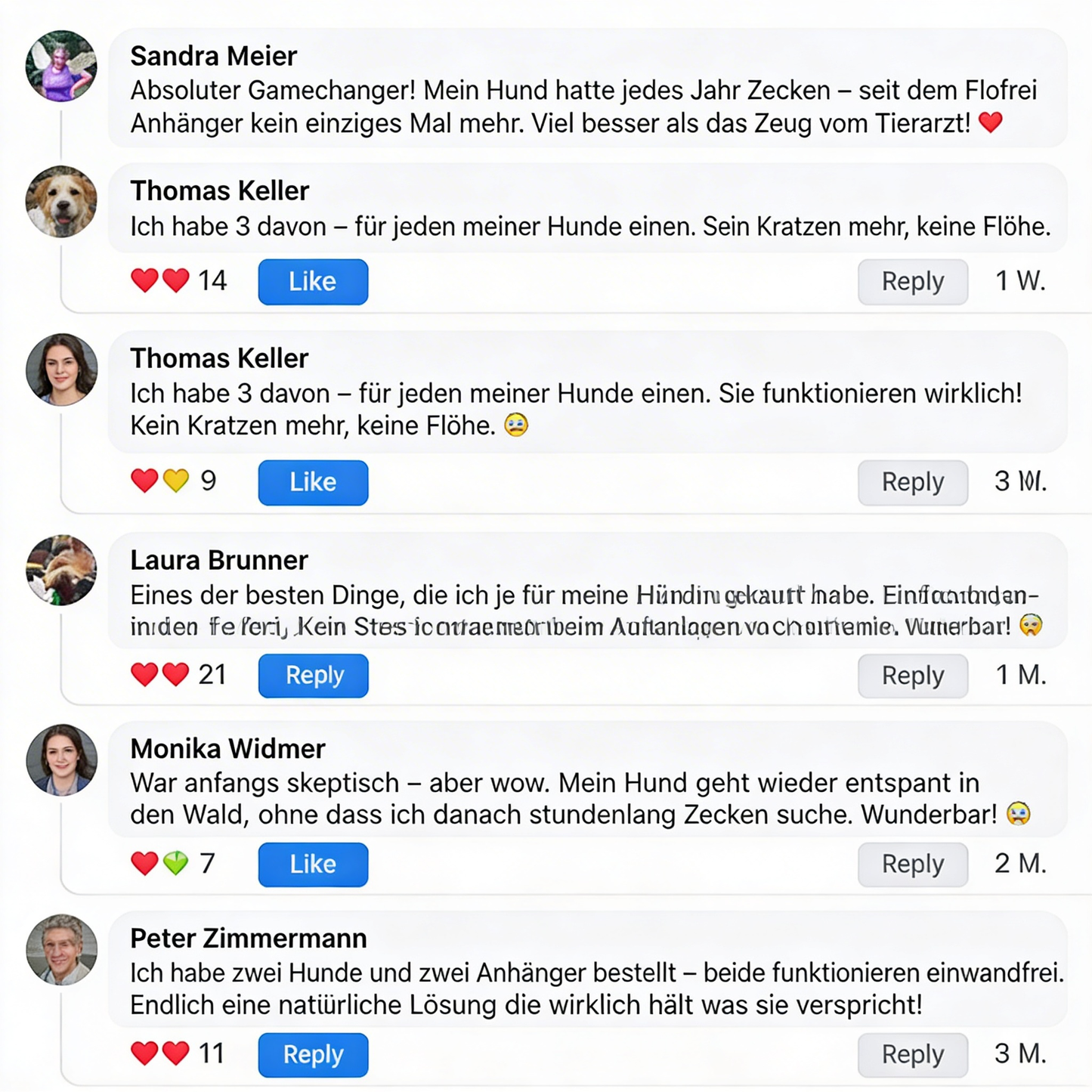 Flofrei® Naturschutz-Anhänger – 12 Monate Schutz vor Flöhen, Zecken & Parasiten