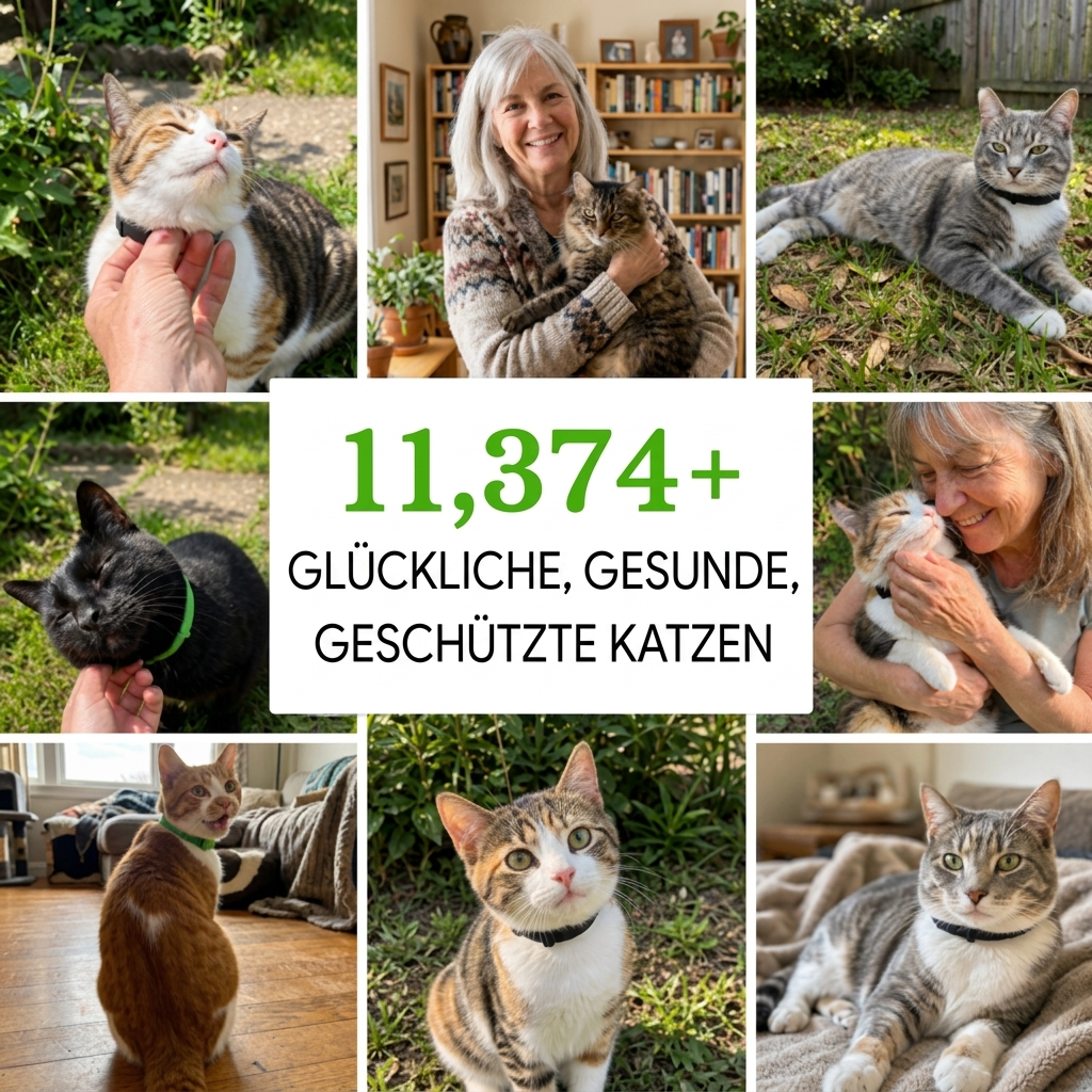 Flofrei® für Katzen | Natürlicher Floh- & Zeckenschutz 4 Monate