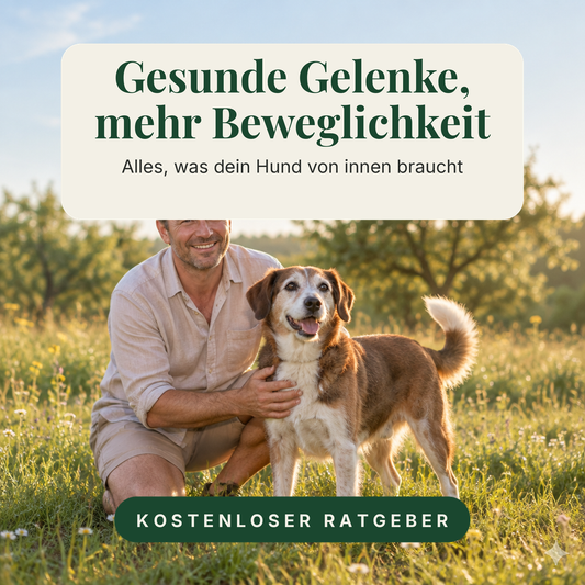 Bewegliche Gelenke bis ins Alter  Kostenloses E-Book für Hundebesitzer