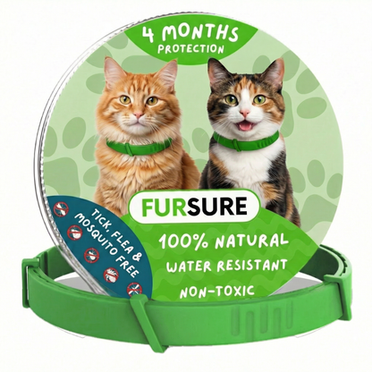 Flofrei® für Katzen | Natürlicher Floh- & Zeckenschutz 4 Monate
