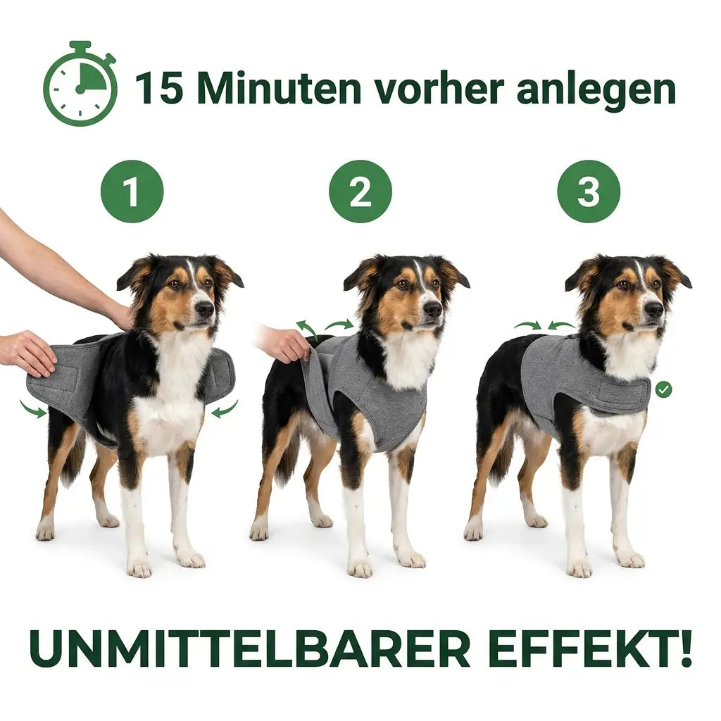 Flofrei® Anti-Stress-Weste – sanfte Beruhigung ohne Medikamente