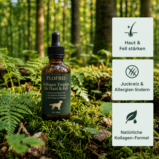 Flofrei® Kollagen Tropfen für Haut & Fell